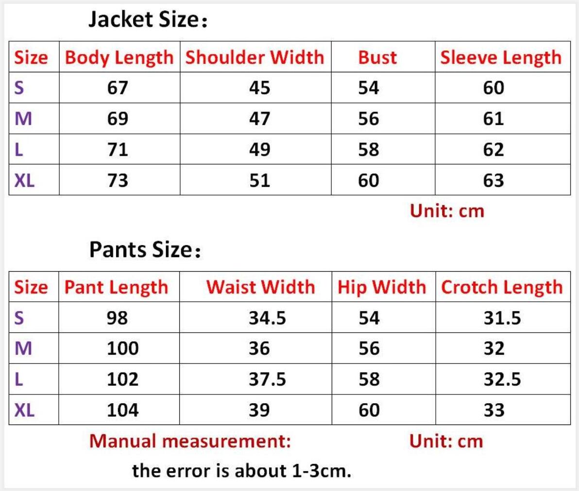 Men's Sport Outfit Set Jacket Long Pants Jogging Suit - Acapparelstore