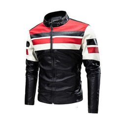 Men's Motorcycle Leather Jacket Brand New Casual Warm Jackets - Acapparelstore