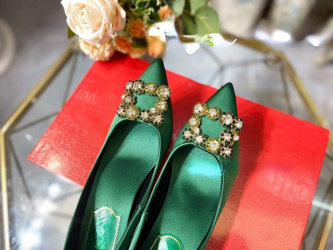 Rhinestone Pointed High Heels Stiletto Party Wedding ShoesWomen's Rhinestone Pointed High Heels Stiletto Party Wedding Shoes