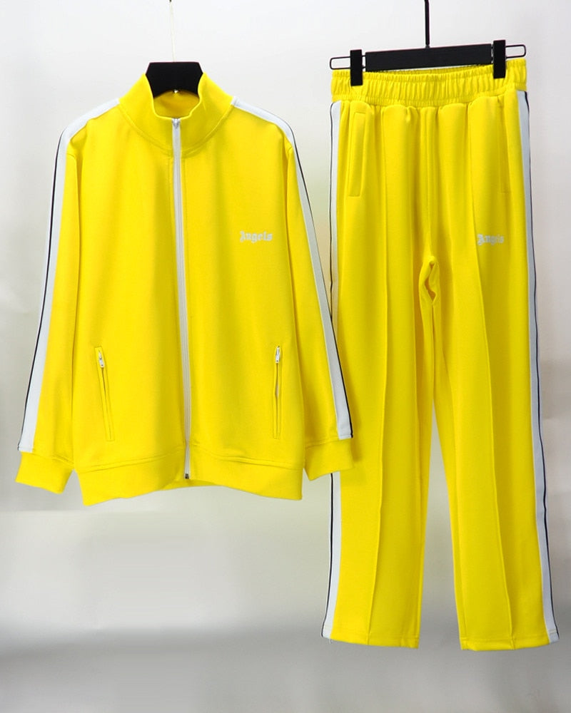Men's Sport Outfit Set Jacket Long Pants Jogging Suit - Acapparelstore