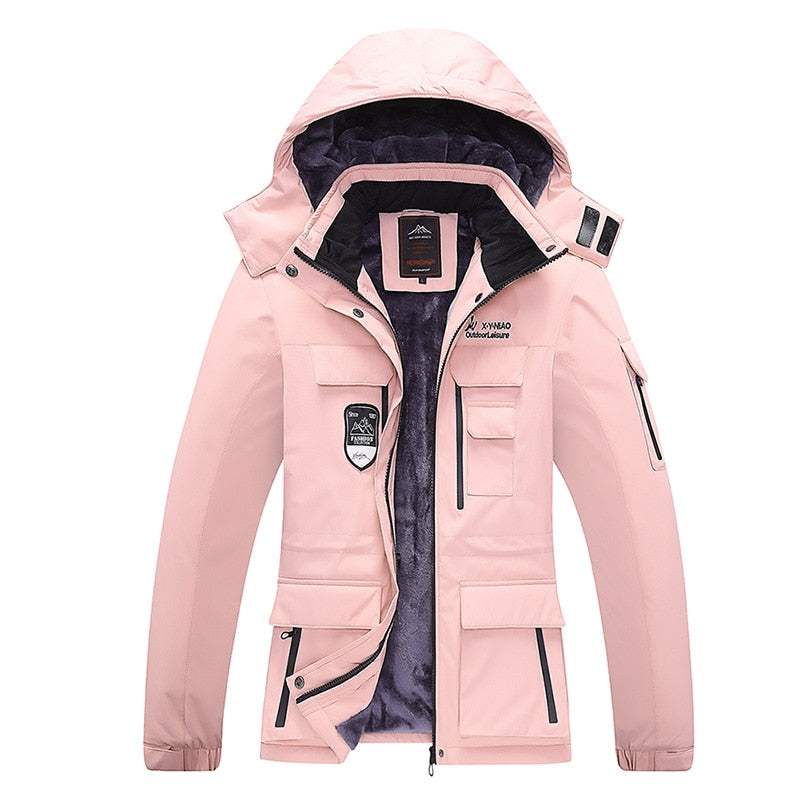 Ski Suits Women's Winter Fleece Ski Jackets and Strap Pants - Acapparelstore
