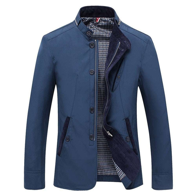 Blazer Spring Autumn Business Casual Stand Collar CoatMen&