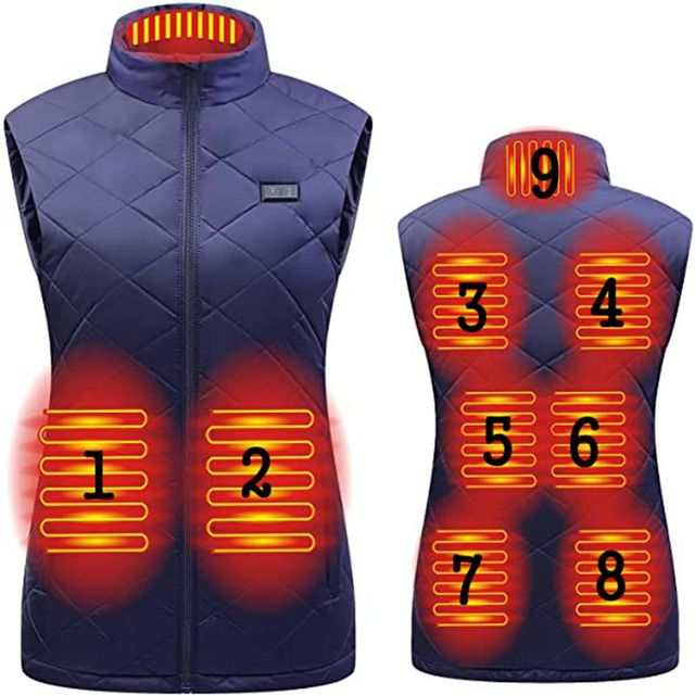 Heating Vest Autumn Winter Cotton Vest USB InfraredWomen's Heating Vest Autumn Winter Cotton Vest USB Infrared