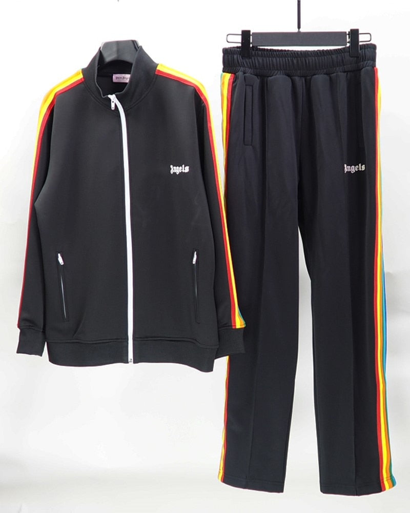 Men's Sport Outfit Set Jacket Long Pants Jogging Suit - Acapparelstore