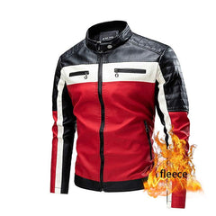 Men's Motorcycle Leather Jacket Brand New Casual Warm Jackets - Acapparelstore