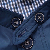 Blazer Spring Autumn Business Casual Stand Collar CoatMen&