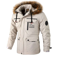 Men's Casual Windbreaker Jacket Hooded Jacket Man Waterproof Coat - Acapparelstore