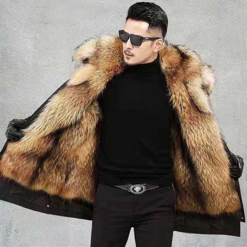 Winter warm coats Men's clothing Down Long Waterproof Coat - Acapparelstore