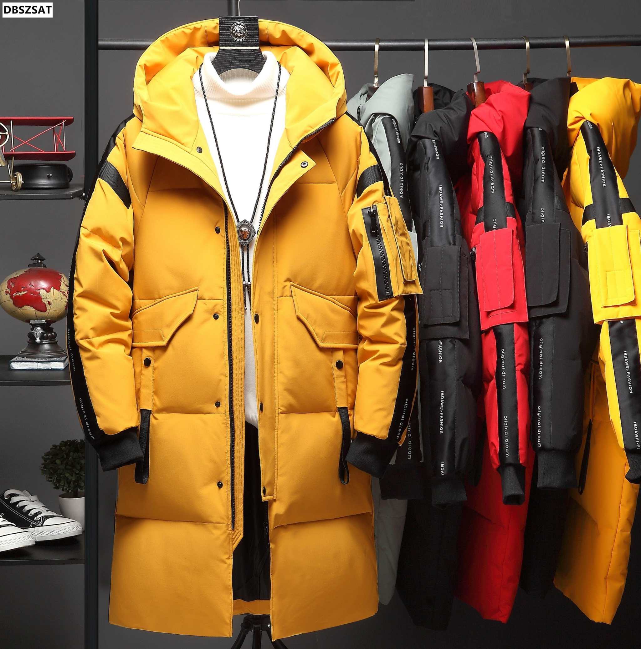 Men's Stylish Down Jacket Thick Warm Brand Parka Winter Coats - Acapparelstore