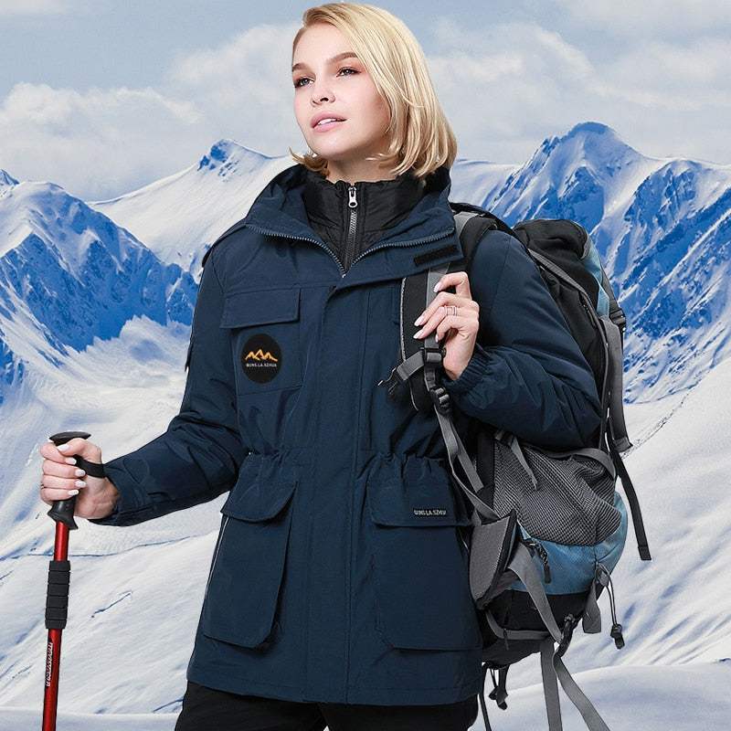 Super Warm Ski Suit Women Winter Snow Down Jacket and Pants - Acapparelstore