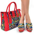 Metal Decoration Party Italian Ladies Shoes and Bags to Match Set - Acapparelstore