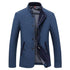 Blazer Spring Autumn Business Casual Stand Collar CoatMen&