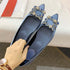 Rhinestone Pointed High Heels Stiletto Party Wedding ShoesWomen&