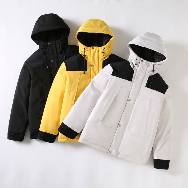 Jacket Casual Hooded Parka Warm Winter CoatsMen Women Down Jacket Casual Hooded Parka Warm Winter Coats