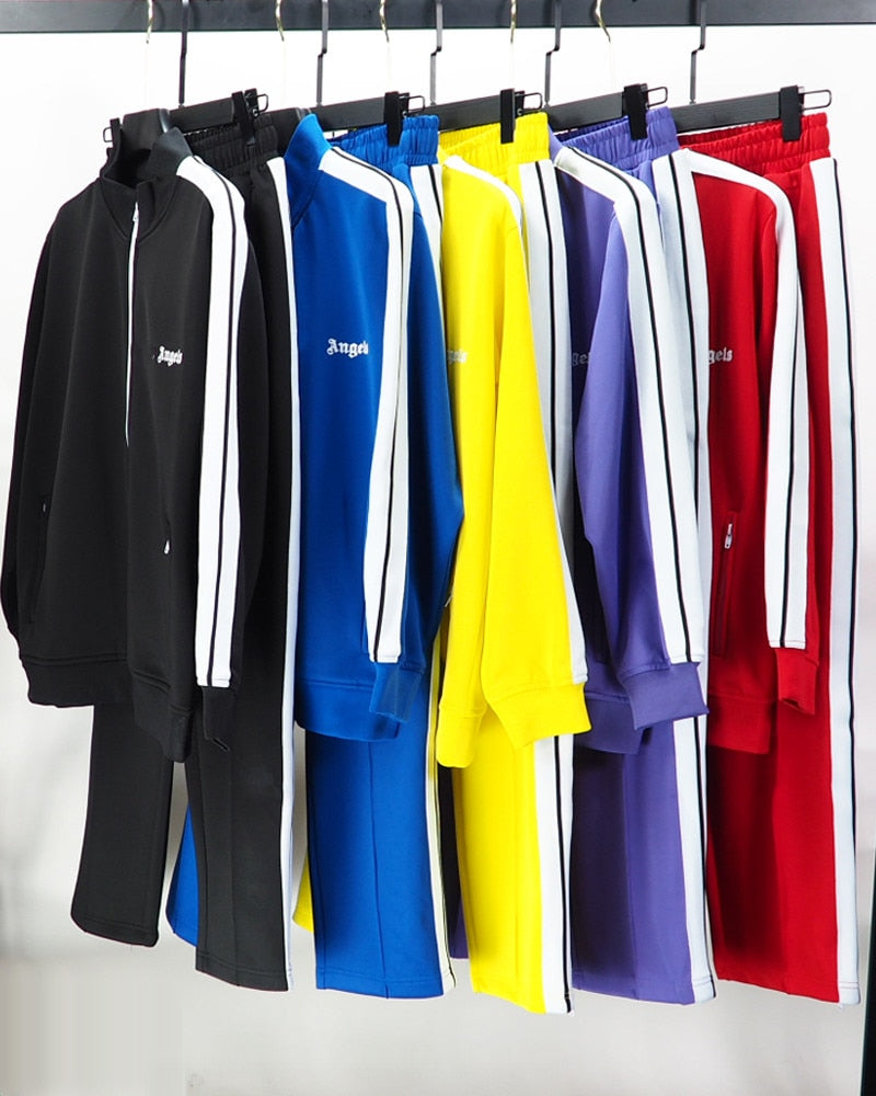 Men's Sport Outfit Set Jacket Long Pants Jogging Suit - Acapparelstore