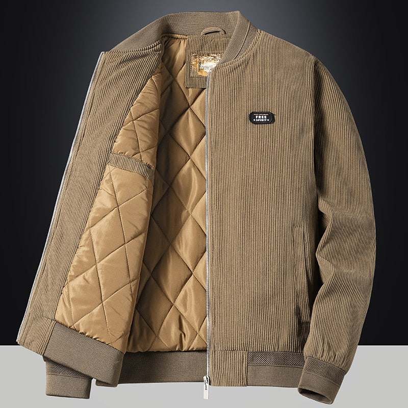 Men's Autumn Winter Stand Collar Slim Jacket Men Fashion Coat - Acapparelstore