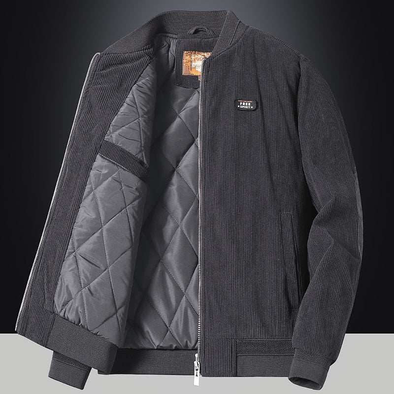 Men's Autumn Winter Stand Collar Slim Jacket Men Fashion Coat - Acapparelstore