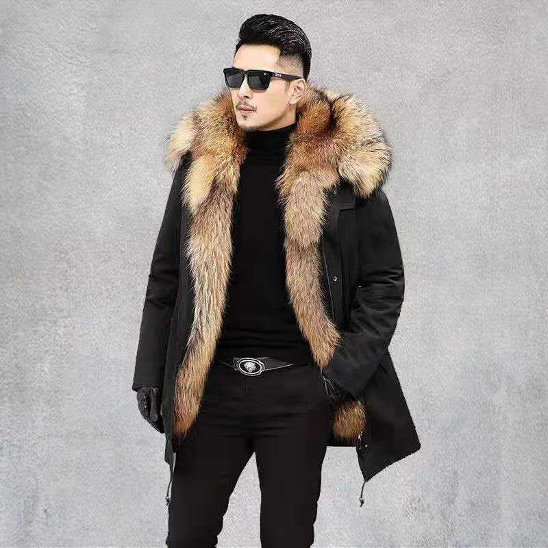 Winter warm coats Men's clothing Down Long Waterproof Coat - Acapparelstore