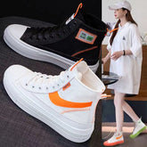 New Spring Sneakers Women Summer Canvas Platform Shoes - Acapparelstore
