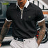 Men Stripe Long Sleeve Shirt Spring Autumn Embroidery Warm T-Shirt - Acapparelstore