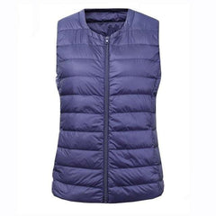 Large Size Waistcoat Women's Warm Vest Ultra Light Down Vest - Acapparelstore
