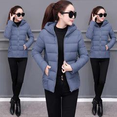 Women's cotton Winter Hooded Jackets-Warm Coats - Acapparelstore
