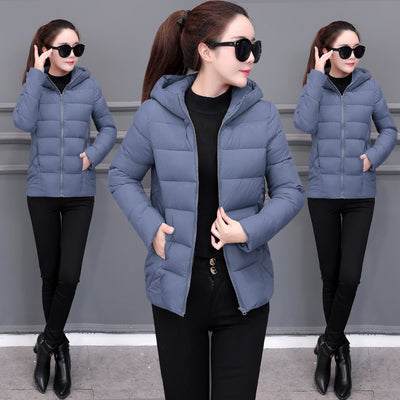 Women's cotton Winter Hooded Jackets-Warm Coats - Acapparelstore
