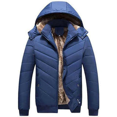 Elegant Men's Warm Winter Coat Plus Velvet Thicken Fur Overcoat - Acapparelstore
