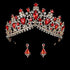 Wedding bridal crown with luxury earring rhinestone headband - Acapparelstore