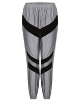 Reflective Zip Crop Women&