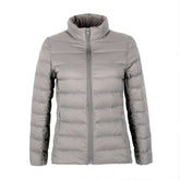Jacket Stand Collar Warm OutwearNew Matte Woman&