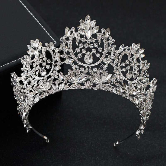 Vintage Luxury Big European Bride Wedding Crown Wedding Hair AccessoriesNew Women&