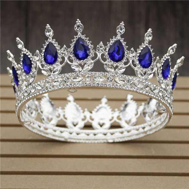 Pink Crystal Rose Gold Flower Wedding Crown TiarasWomen's Pink Crystal Rose Gold Flower Wedding Crown  Tiaras and Crowns
