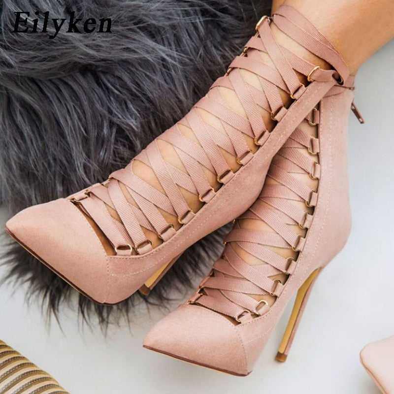 Shoes Pump Geneva Stiletto ShoesHigh Quality Gladiator Women's Shoes Pump Geneva Stiletto Shoes