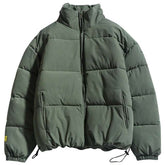 Classic Warm Thick Jackets Solid Color Parkas Casual CoatsMen&