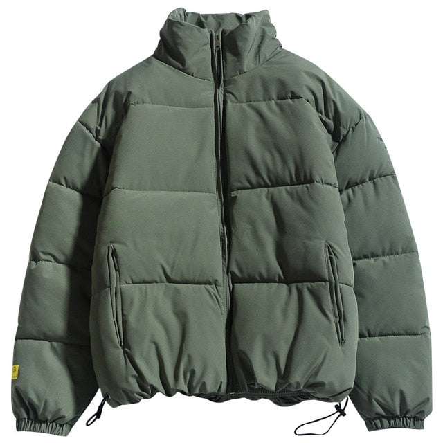 Classic Warm Thick Jackets Solid Color Parkas Casual CoatsMen&