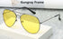 Night Vision Glasses for Driving Fashion Aviation Yellow Sunglasses - Acapparelstore