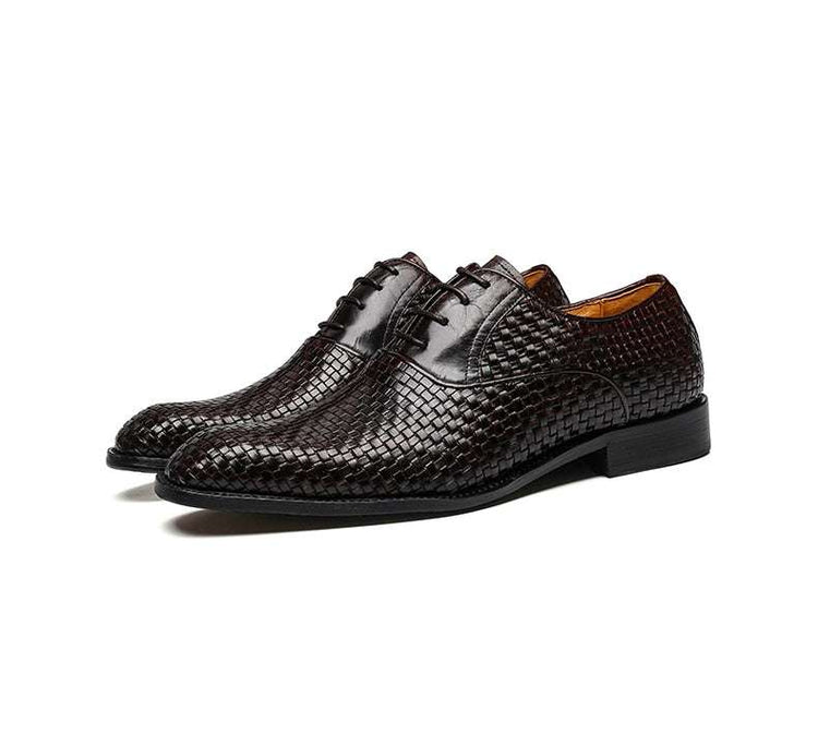 Business Leather Shoes Brand Bullock Genuine Leather ShoesMen&