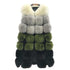Fashion Winter Fur Vest Warm Long Fur CoatElegant Women&