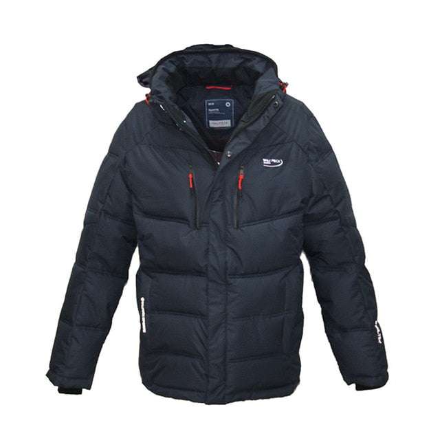 Men's Fashion Waterproof Coat, Men's Parka Waterproof Thick Warm Jackets - Acapparelstore