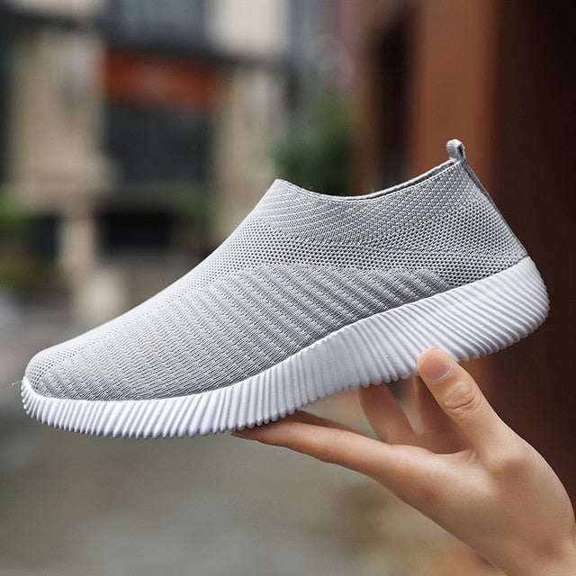 Women's Vulcanized Shoes High-Quality Women Sneakers Slip On Flats Loafers - Acapparelstore