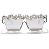 Oversized Square Diamond Sunglasses Women Luxury Brand Fashion Sunglasses - Acapparelstore