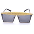Vintage Square Sunglasses Women Men Luxury Flat Top Metal Steampunk Sunglasses - Acapparelstore