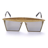 Vintage Square Sunglasses Women Men Luxury Flat Top Metal Steampunk Sunglasses - Acapparelstore