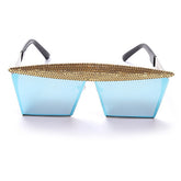 Vintage Square Sunglasses Women Men Luxury Flat Top Metal Steampunk Sunglasses - Acapparelstore