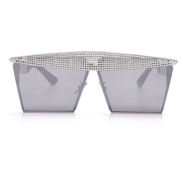 Vintage Square Sunglasses Women Men Luxury Flat Top Metal Steampunk Sunglasses - Acapparelstore