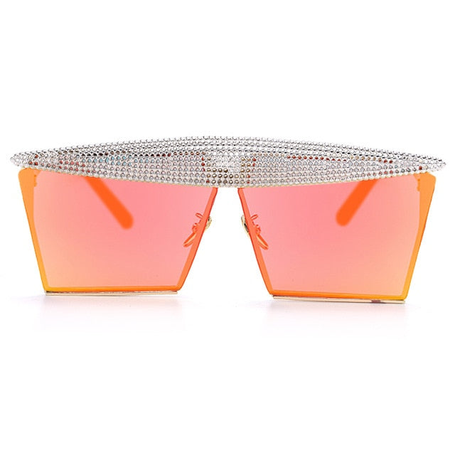 Vintage Square Sunglasses Women Men Luxury Flat Top Metal Steampunk Sunglasses - Acapparelstore