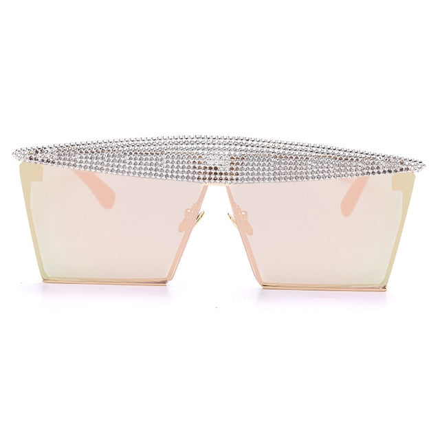 Vintage Square Sunglasses Women Men Luxury Flat Top Metal Steampunk Sunglasses - Acapparelstore