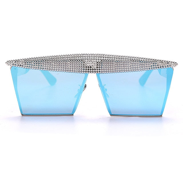 Vintage Square Sunglasses Women Men Luxury Flat Top Metal Steampunk Sunglasses - Acapparelstore
