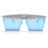 Vintage Square Sunglasses Women Men Luxury Flat Top Metal Steampunk Sunglasses - Acapparelstore